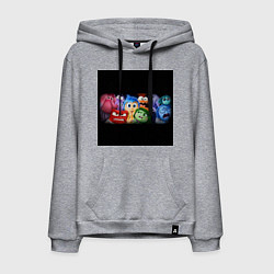 Мужская толстовка-худи Все эмоции мультфильм головоломка