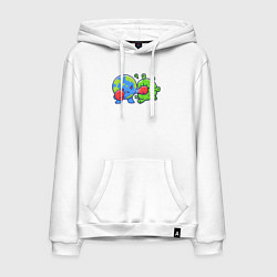 Мужская толстовка-худи Удар по вирусу