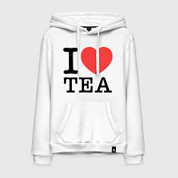 Мужская толстовка-худи I love tea