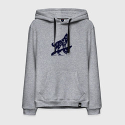 Мужская толстовка-худи Космический волк