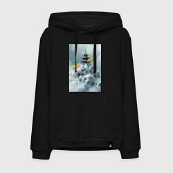 Мужская толстовка-худи Тихий японский пейзаж