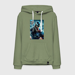 Мужская толстовка-худи Venom in New York city - ai art fantasy