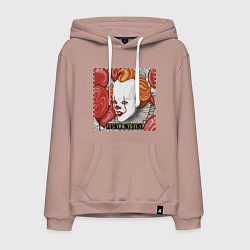 Мужская толстовка-худи Пиксельный Пеннивайз