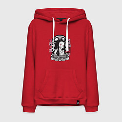 Мужская толстовка-худи Клинок рассекающий демонов Незуко тату