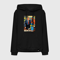 Мужская толстовка-худи Девушка симбиот - медовая ловушка для Дональда Тра