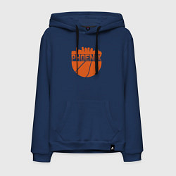 Толстовка-худи хлопковая мужская Phoenix basketball, цвет: тёмно-синий