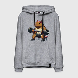 Мужская толстовка-худи Капибара жим