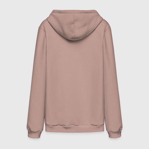 Мужская толстовка-худи Дикие тропы и оффроад / Пыльно-розовый – фото 2