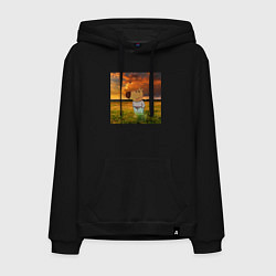 Мужская толстовка-худи Чисто чилловый парень