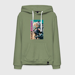 Мужская толстовка-худи Cyber Barbie - ai art fantasy