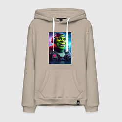 Мужская толстовка-худи Cool Shrek - cyberpunk