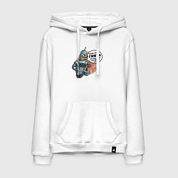 Мужская толстовка-худи Футурама: Бендер-бодибилдер