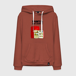 Мужская толстовка-худи Хранитель зимнего спокойствия