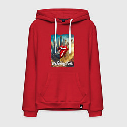 Мужская толстовка-худи Rolling Stones - logo-guitar