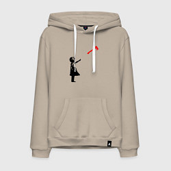 Мужская толстовка-худи Девочка и топор