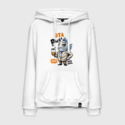 Мужская толстовка-худи Про жизнь рыбы - прикольная надпись