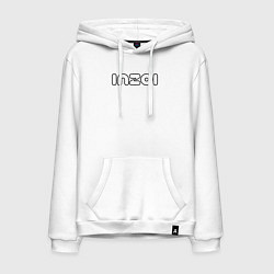 Мужская толстовка-худи Inzoi белый логотип