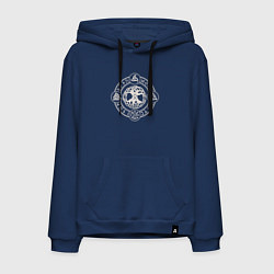 Мужская толстовка-худи Древо миров с руной и символами