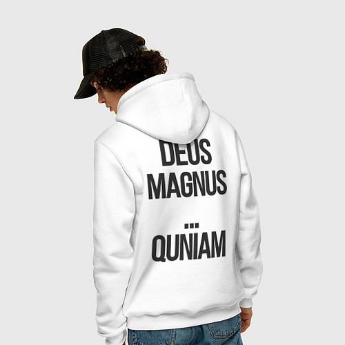 Мужская толстовка-худи Zeal & Ardor / Белый – фото 4