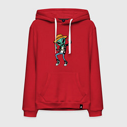 Мужская толстовка-худи Инопланетянин танцует