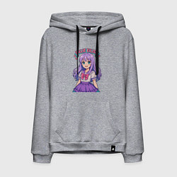 Мужская толстовка-худи Билли Айлиш аниме стиль