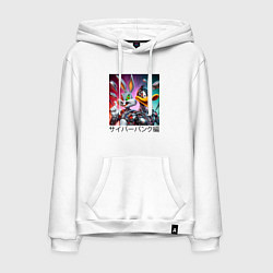 Мужская толстовка-худи Киборги Багз Банни и Даффи Дак из Луни Тюнз