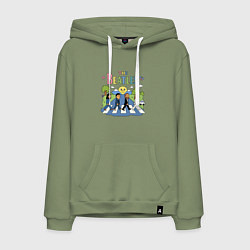 Мужская толстовка-худи The Beatles мультяшный стиль