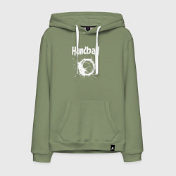 Мужская толстовка-худи Гандбольный взрыв белой краски