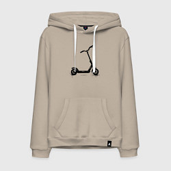 Мужская толстовка-худи Самокат черное граффити