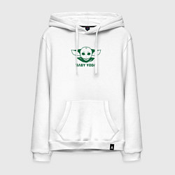 Мужская толстовка-худи Baby Yoda face