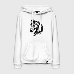 Мужская толстовка-худи Грациозная лошадь