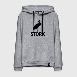 Мужская толстовка-худи Черный аист