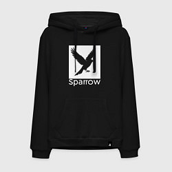 Мужская толстовка-худи Летящий воробей