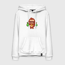 Мужская толстовка-худи Денежная обезьянка