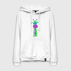 Мужская толстовка-худи Разноцветный жираф