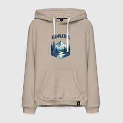 Мужская толстовка-худи Природа Камчатки