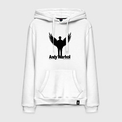 Мужская толстовка-худи Крылатый Энди Уорхол