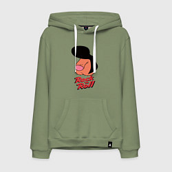 Мужская толстовка-худи Логотип rock n roll мем