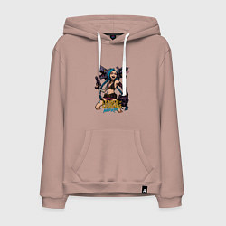 Мужская толстовка-худи Джинкс League of Legends