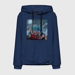 Мужская толстовка-худи Halloween Miku zombie