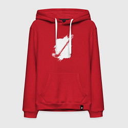 Мужская толстовка-худи Хоккейная клюшка в квадрате