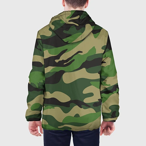 Мужская куртка Камуфляж: хаки/зеленый / 3D-Белый – фото 4