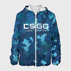 Куртка с капюшоном мужская Cs:go - Cobalt Disruption Ржавый кобальт, цвет: 3D-белый