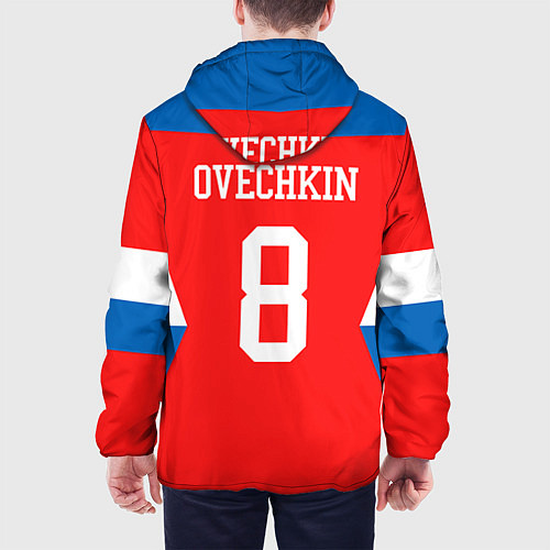 Мужская куртка Сборная РФ: #8 OVECHKIN / 3D-Черный – фото 4