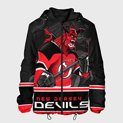 Куртка с капюшоном мужская New Jersey Devils цвета 3D-черный — фото 1