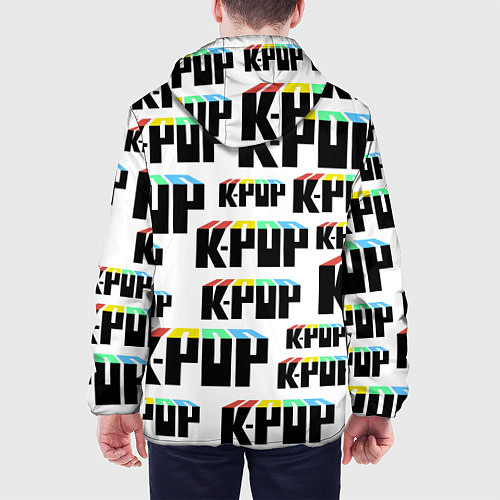 Мужская куртка K-pop Pattern / 3D-Белый – фото 4