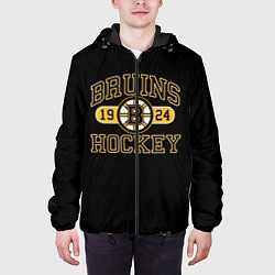 Куртка с капюшоном мужская Boston Bruins: Est.1924 цвета 3D-черный — фото 2