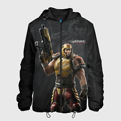 Куртка с капюшоном мужская Quake, цвет: 3D-черный