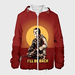 Куртка с капюшоном мужская Stalin: Ill Be Back, цвет: 3D-белый