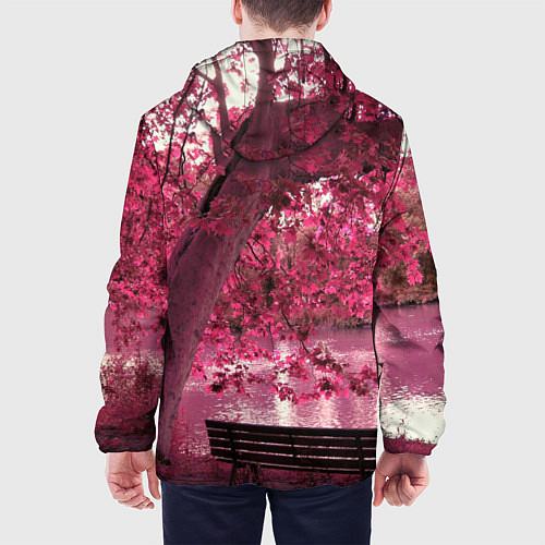 Мужская куртка 30 STM: Pink Glyph / 3D-Белый – фото 4